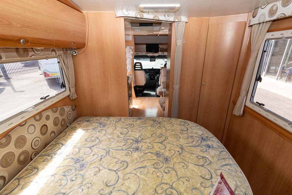 View to the front inside the Sunliner Eurospa Motorhome