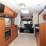 View to the front of the Winnebago Freewind
