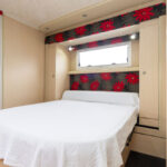 Island bed in the Sunliner Holiday G58 motorhome