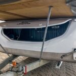 Font storage boot on the Jayco Swan Camper Trailer