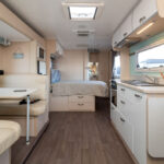 Internal view to the rear of the Sunliner Twist Motorhome