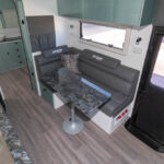 Dining and lounge area in the Condor Land Bruiser 21 caravan