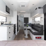 Internal view to the rear of the Ultimate Family Twin Bunk Caravan
