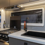 kitchen facilities in the Sunliner Houston 5H591 5th Wheeler
