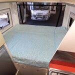 master bed in the Southern Spirit 4x4 Campervan