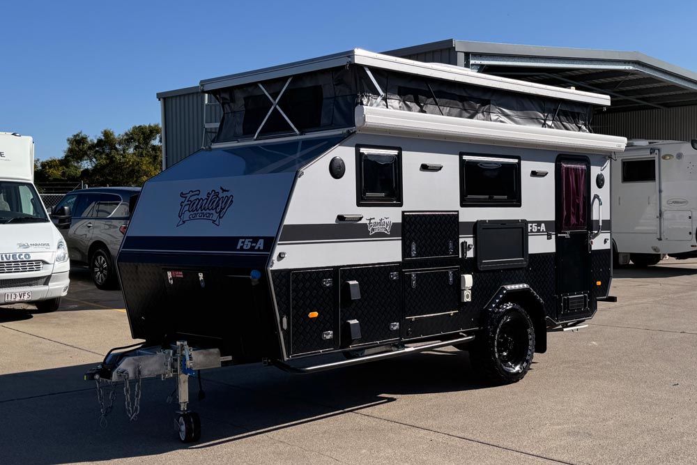 External view of the Fantasy Caravan F5A Hybrid