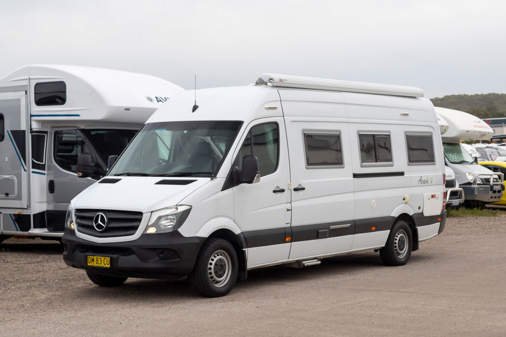 external view of the Horizon Acacia Campervan