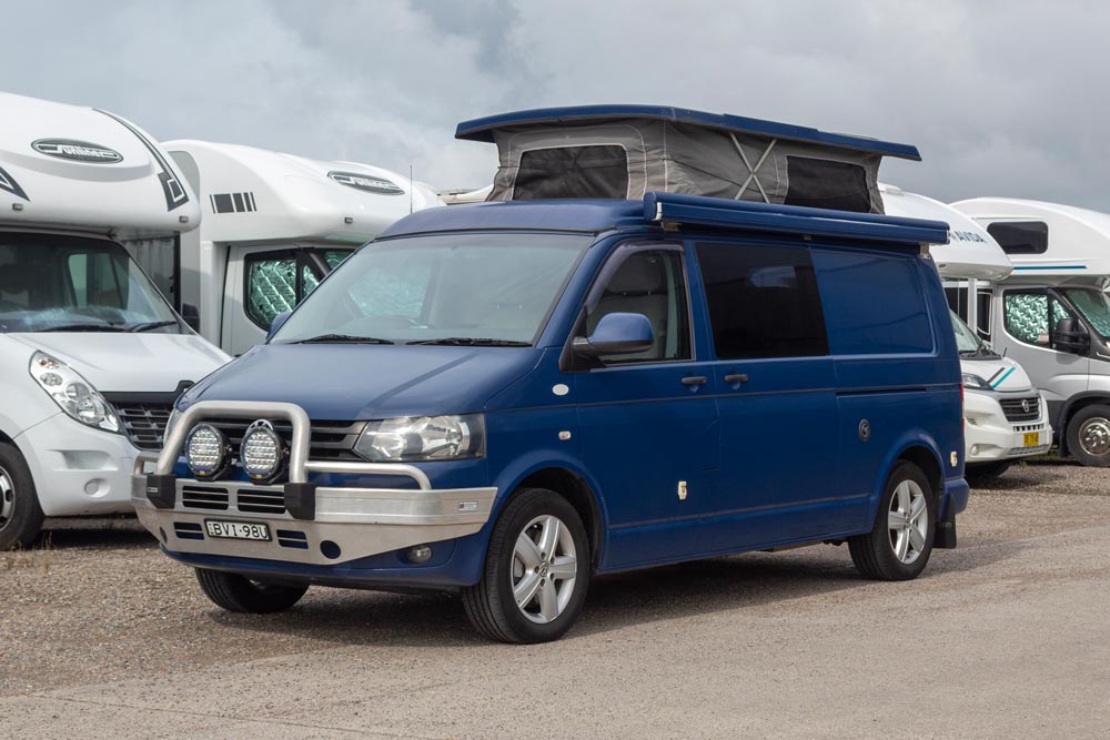 External view of the Macron Pop Top Campervan