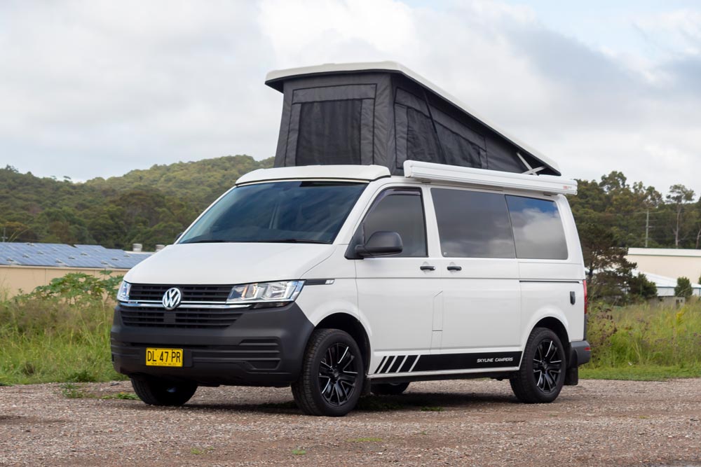 External view of the Skyline Pop Top Campervan