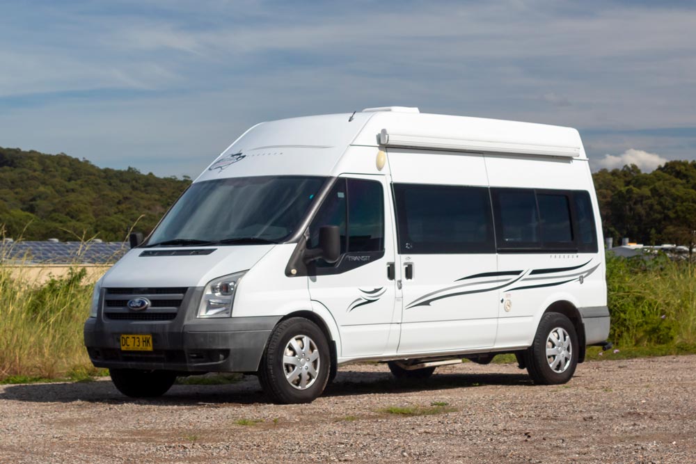 External view of the Kea Freedom Campervan