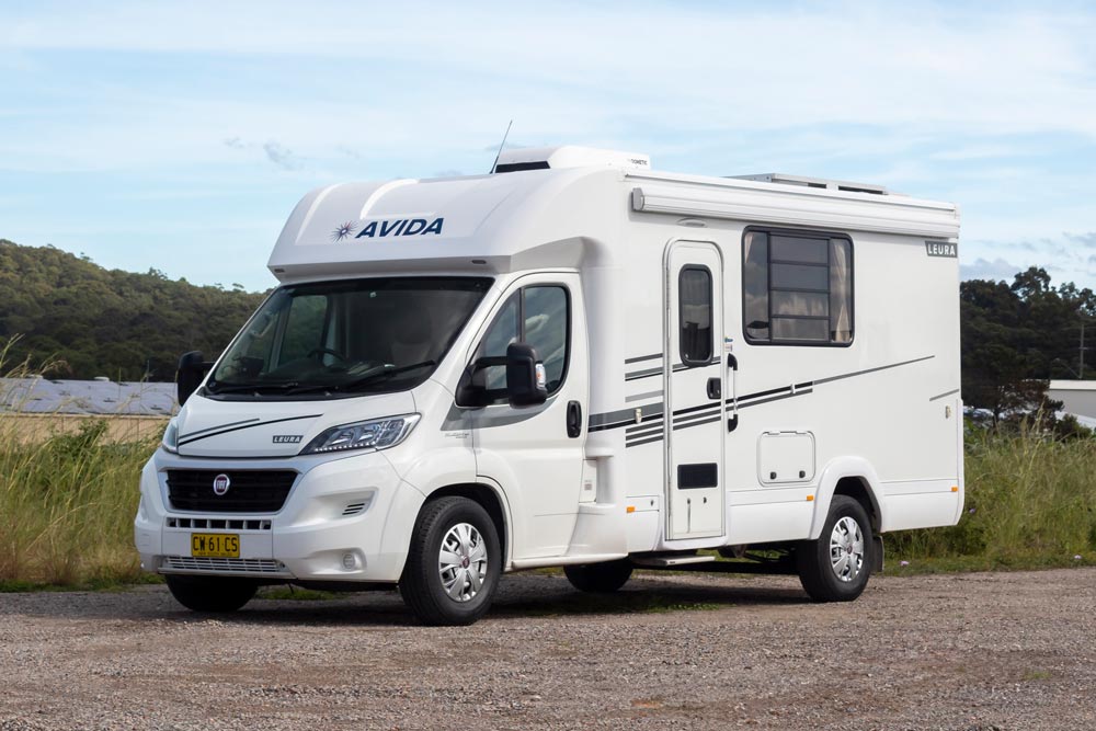 external view of the Avida Leura Motorhome