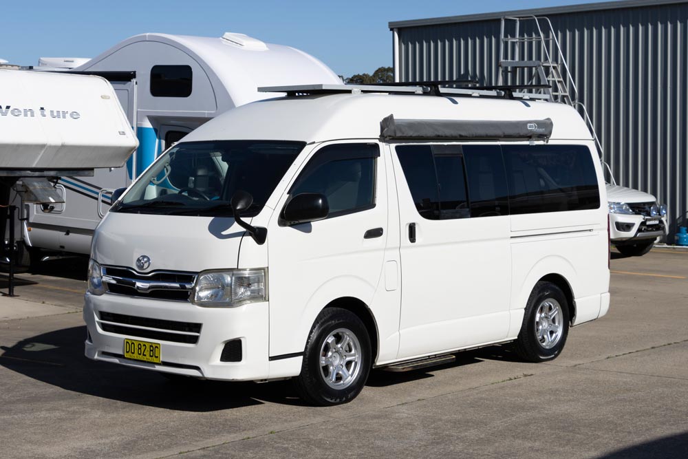 External view of the Toyota Hiace Campervan