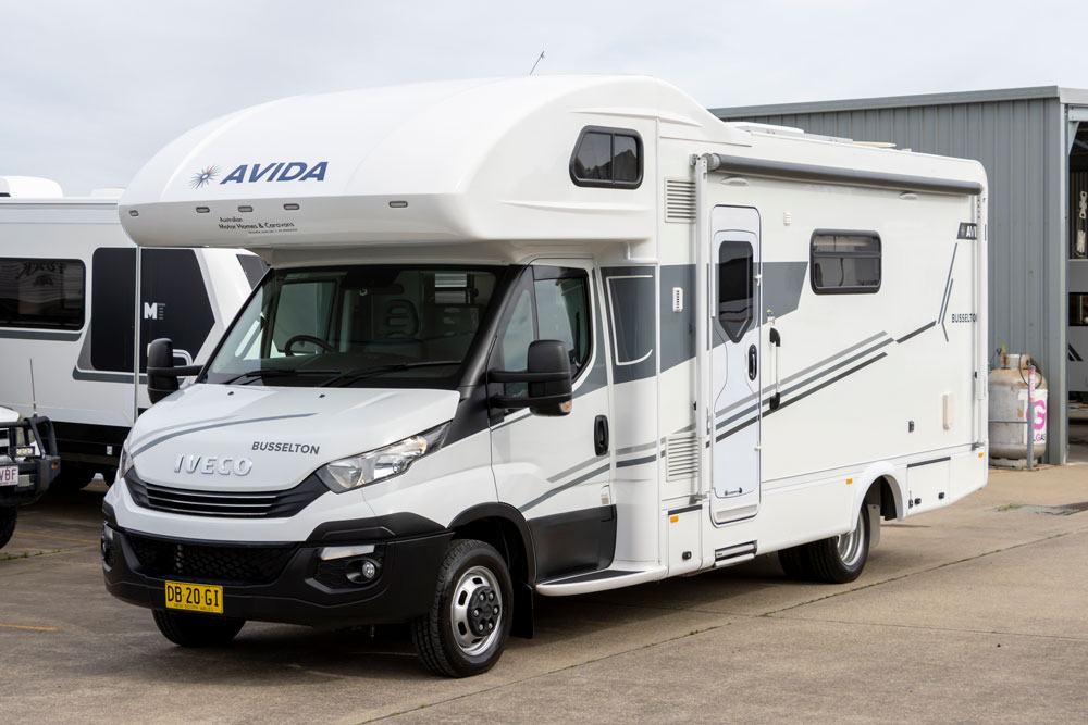 External view of the Avida Busselton C7544 SL Motorhome