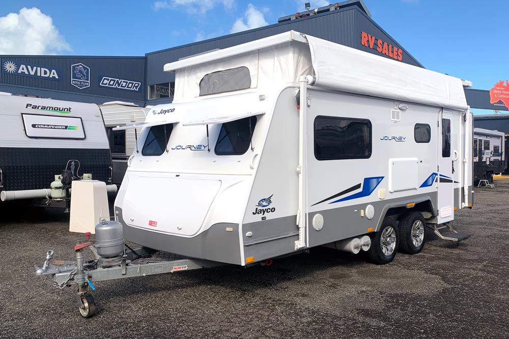 External view of the Jayco Journey 17.55-9 Pop Top Caravan
