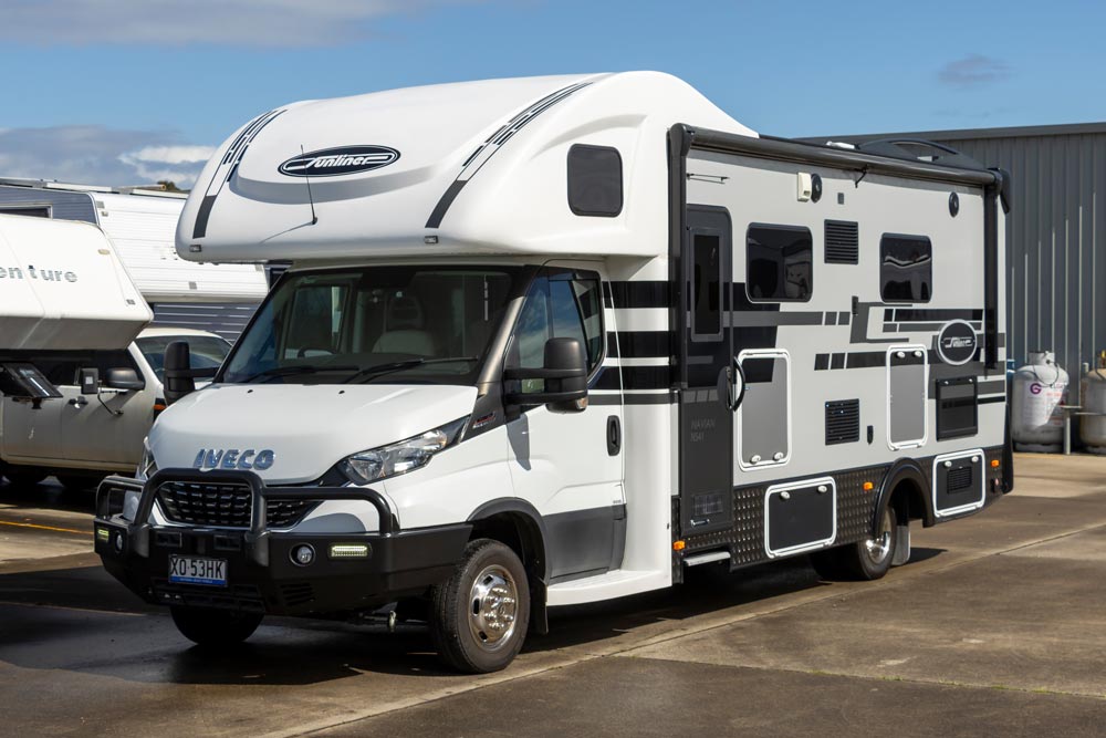 External view of the Sunliner Navian 541 Motorhome