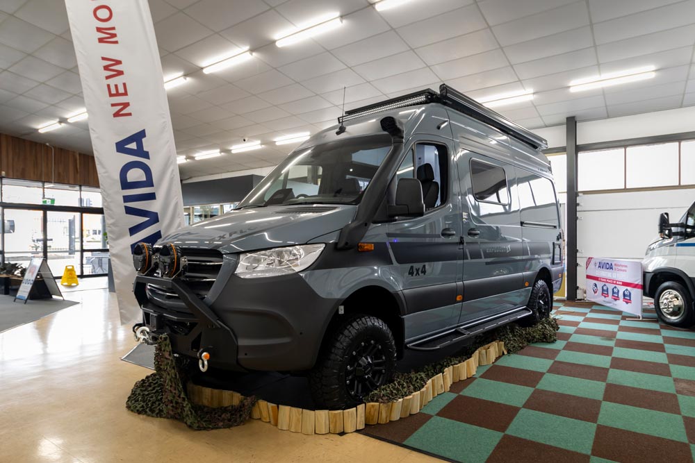 External view of the 4×4 Avida Explorer LX Campervan