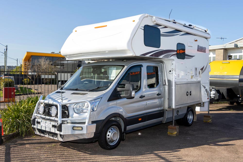 External view of the Lance 855S Slide-On Camper Package