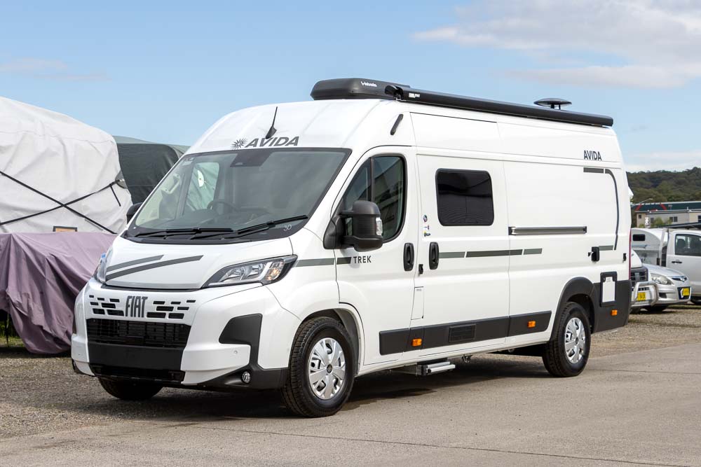 External view of the Avida Trek Campervan