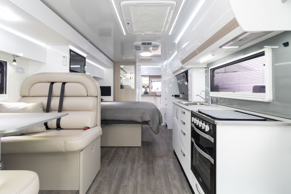 Looking to the rear inside the Avida Esperance C7844 SL