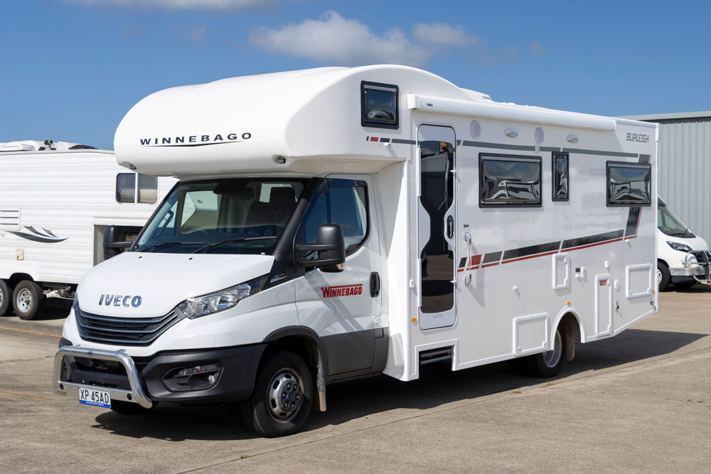 External view of the 2024 Winnebago Burleigh Motorhome