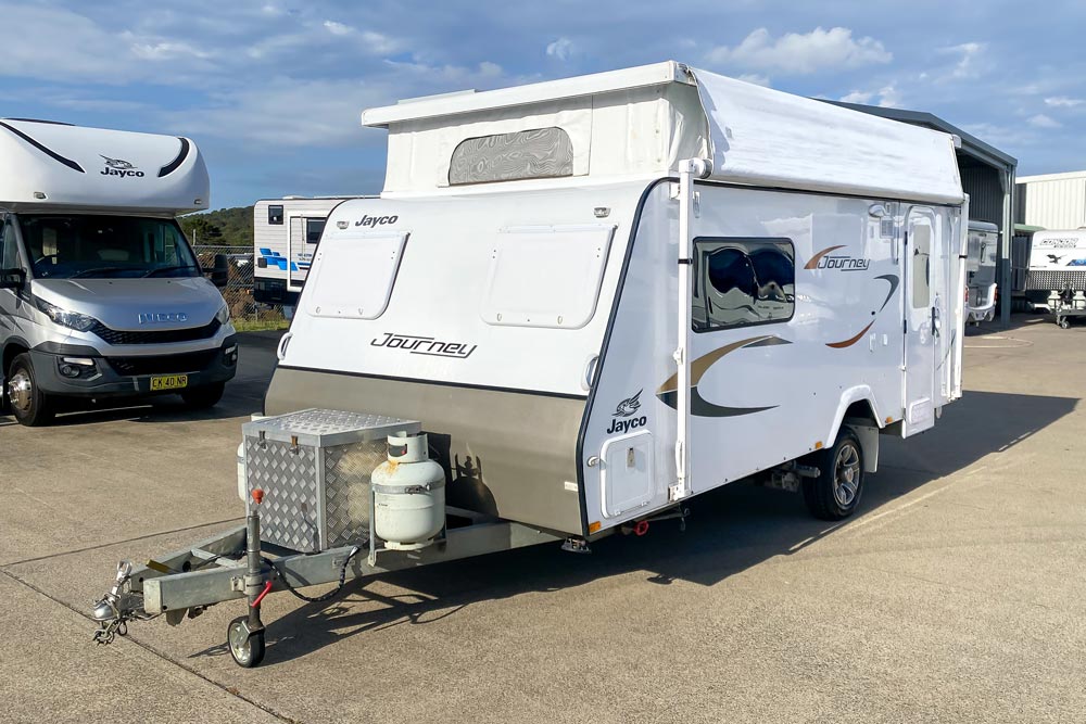 External view of the Jayco Journey 15-48.5 Pop-Top Caravan