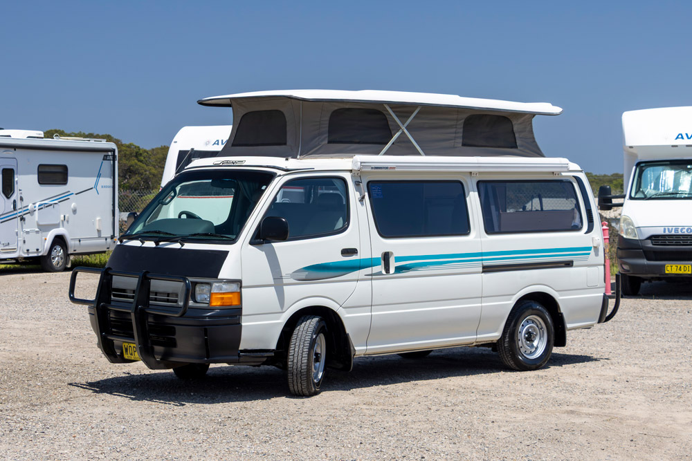 External view of the Sunliner Pop Top Campervan