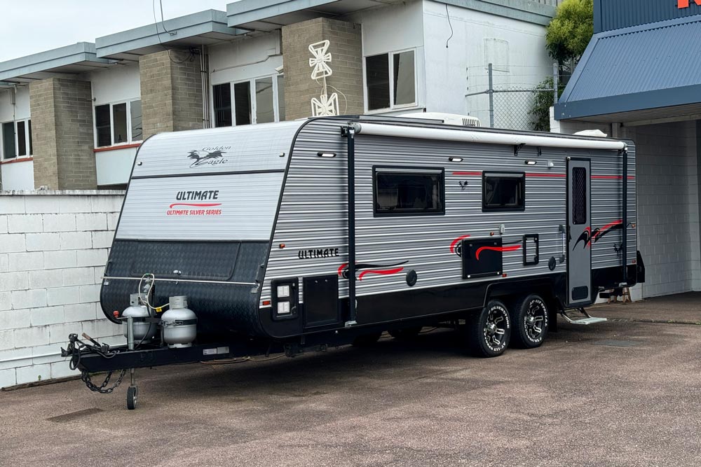 external view of the Golden Eagle Ultimate Caravan