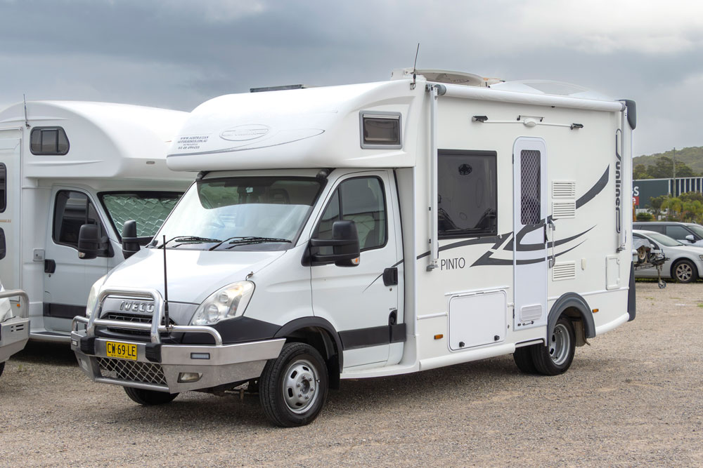 External view of the Sunliner Pinto 412 Motorhome