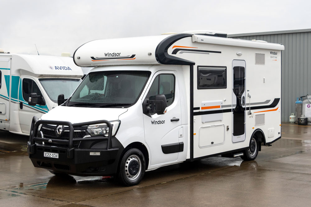 External view of the Windsor Daintree Motorhome