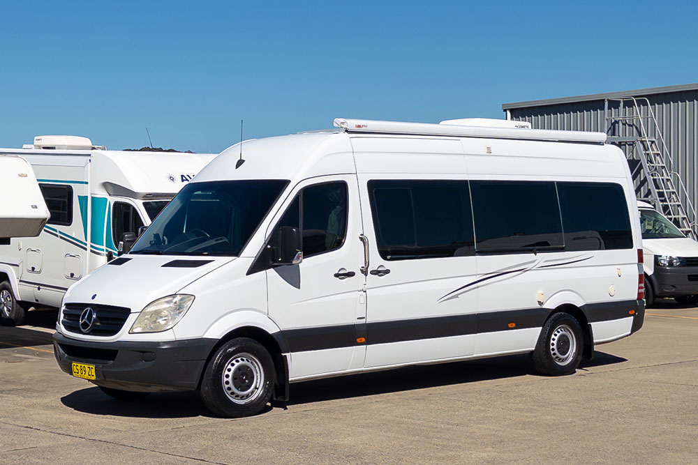 External view of the Talvor Campervan