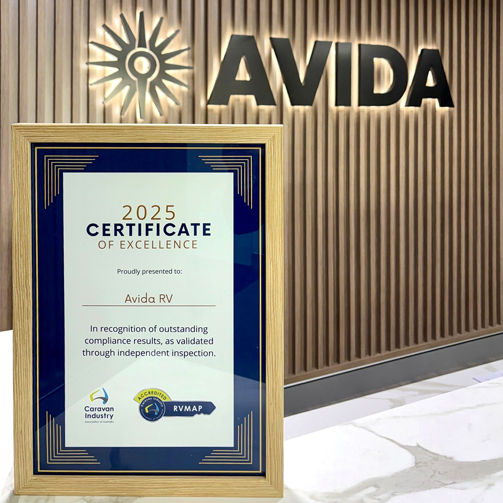 Avida Certificate of Excellence