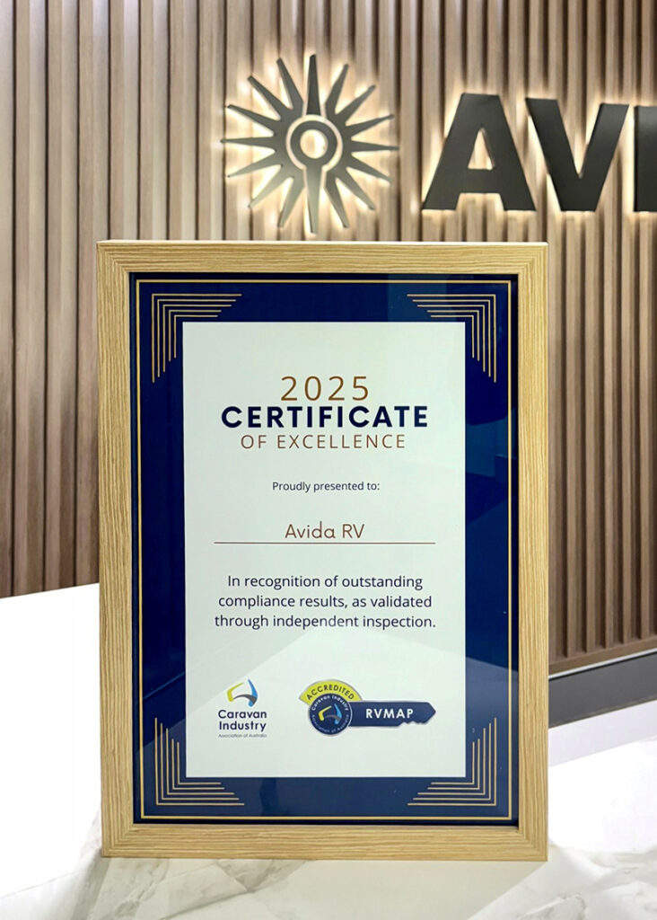 Avida Certificate of Excellence