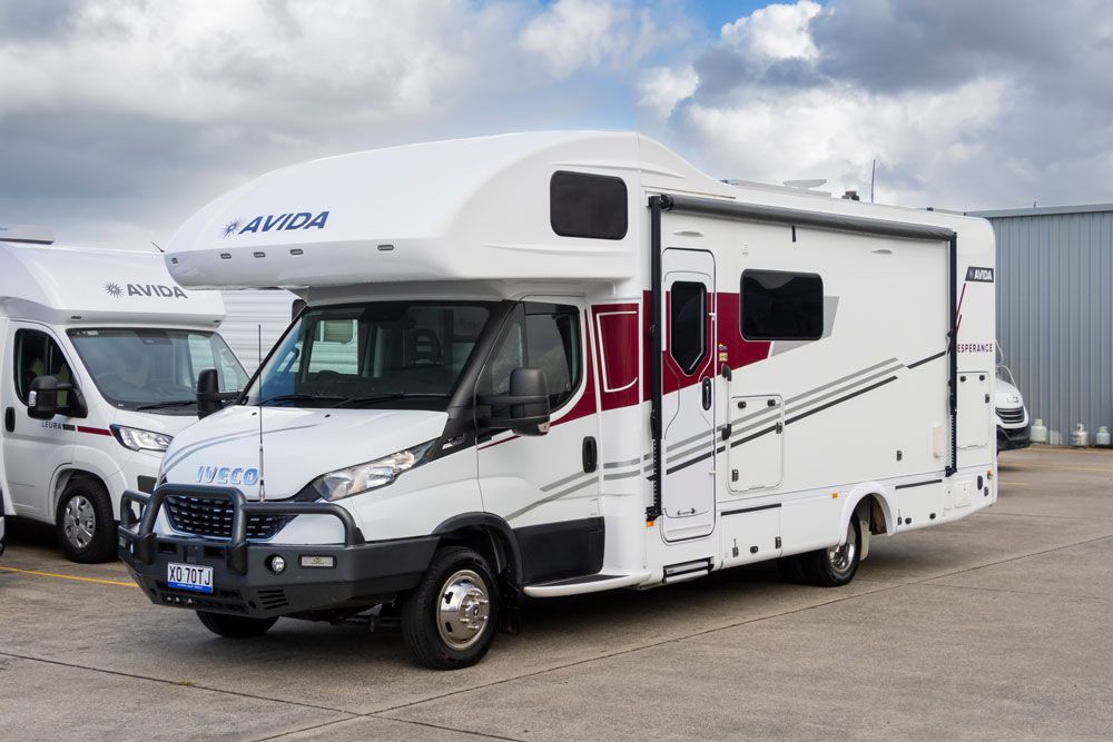 An external view of the Avida Esperance C7834SL motorhome