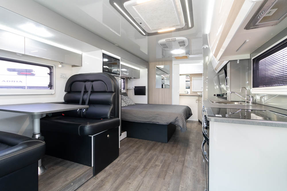 Looking to the rear inside the Avida Esperance C7834SL motorhome.
